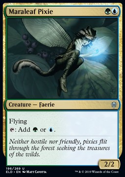 Maraleaf Pixie - Throne of Eldraine (Uncommon) [ELD-196]