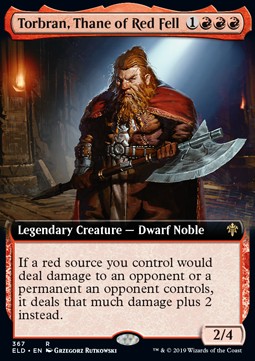Torbran, Thane of Red Fell - Throne of Eldraine: Extras (Rare) [XELD-367]