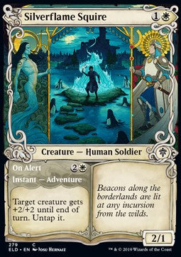 Silverflame Squire // On Alert - Throne of Eldraine: Extras (Common) [XELD-279]