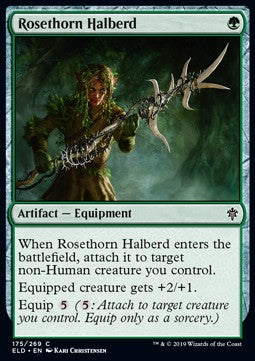Rosethorn Halberd - Throne of Eldraine (Common) [ELD-175]