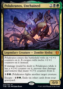 Polukranos, Unchained - Theros Beyond Death (Mythic) [THB-224]