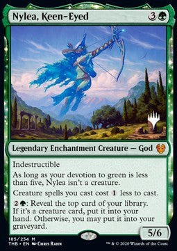 Nylea, Keen-Eyed (V.1) - Theros Beyond Death: Promos (Mythic) [PTHB-185]