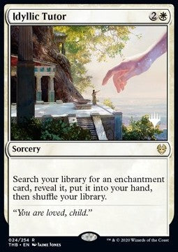 Idyllic Tutor (V.1) - Theros Beyond Death: Promos (Rare) [PTHB-24]