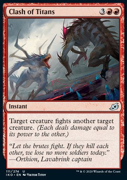 Clash of Titans - Ikoria: Lair of Behemoths (Uncommon) [IKO-111]