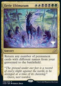 Eerie Ultimatum (V.1) - Ikoria: Lair of Behemoths: Promos (Rare) [PIKO-184]
