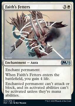 Faith's Fetters - Core 2021 (Uncommon) [M21-17]