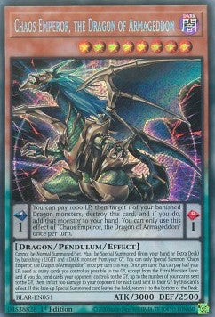 Chaos Emperor, the Dragon of Armageddon - Battles of Legend: Armageddon (Secret Rare) [BLAR-051]