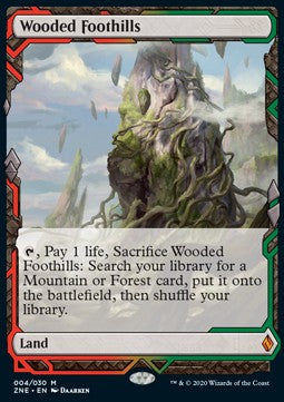 Wooded Foothills - Zendikar Rising Expeditions (Mythic) [ZNE-4]