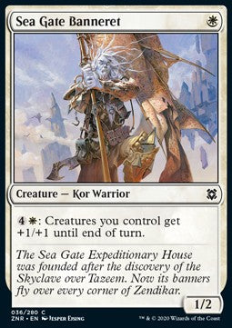 Sea Gate Banneret - Zendikar Rising (Common) [ZNR-36]