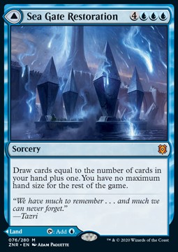 Sea Gate Restoration // Sea Gate, Reborn - Zendikar Rising (Mythic) [ZNR-76]