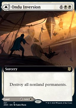 Ondu Inversion // Ondu Skyruins - Zendikar Rising: Extras (Rare) [XZNR-321]