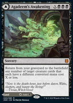 Agadeem's Awakening // Agadeem, the Undercrypt - Zendikar Rising (Mythic) [ZNR-90]