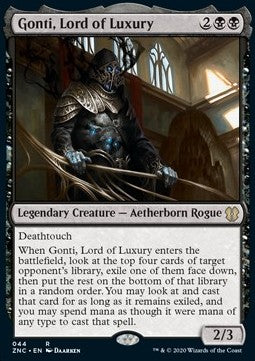 Gonti, Lord of Luxury - Commander: Zendikar Rising (Rare) [ZNC-44]