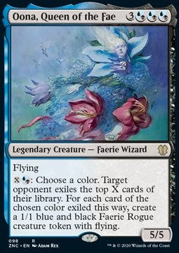 Oona, Queen of the Fae - Commander: Zendikar Rising (Rare) [ZNC-98]