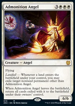 Admonition Angel - Commander: Zendikar Rising (Mythic) [ZNC-10]