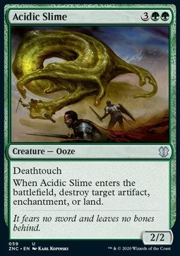 Acidic Slime - Commander: Zendikar Rising (Uncommon) [ZNC-59]