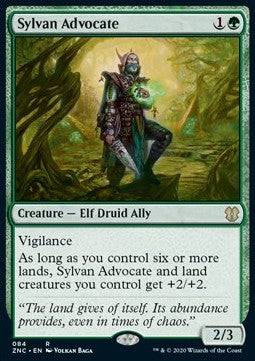 Sylvan Advocate - Commander: Zendikar Rising (Rare) [ZNC-84]