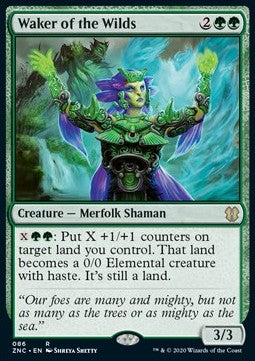 Waker of the Wilds - Commander: Zendikar Rising (Rare) [ZNC-86]