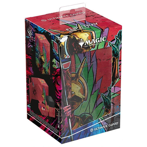 Ultimate Guard - Flip n Tray 100+ Xenoskin Deck Box - Magic: The Gathering - Aetherdrift - Design 2