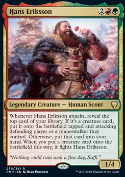 Hans Eriksson - Commander Legends (Rare) [CMR-279]