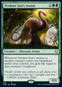 Verdant Sun's Avatar - Commander Legends: Extras (Rare) [XCMR-439]