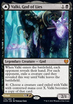 Valki, God of Lies // Tibalt, Cosmic Impostor - Kaldheim (Mythic) [KHM-114]