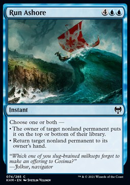 Run Ashore - Kaldheim (Common) [KHM-74]