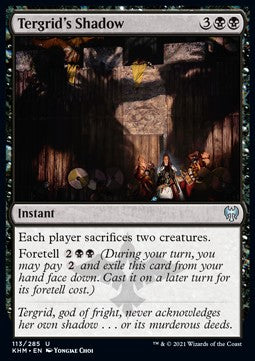 Tergrid's Shadow - Kaldheim (Uncommon) [KHM-113]