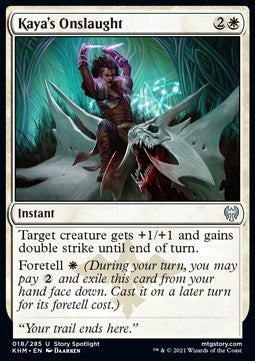 Kaya's Onslaught - Kaldheim (Uncommon) [KHM-18]