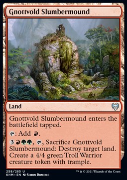 Gnottvold Slumbermound - Kaldheim (Uncommon) [KHM-258]