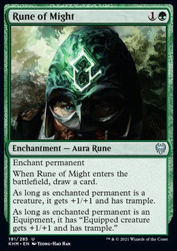 Rune of Might - Kaldheim (Uncommon) [KHM-191]