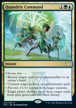 Quandrix Command - Strixhaven: School of Mages (Rare) [STX-217]