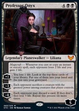 Professor Onyx - Strixhaven: School of Mages (Mythic) [STX-83]