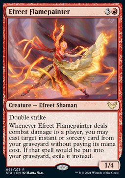 Efreet Flamepainter - Strixhaven: School of Mages (Rare) [STX-98]