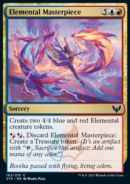 Elemental Masterpiece - Strixhaven: School of Mages (Common) [STX-182]