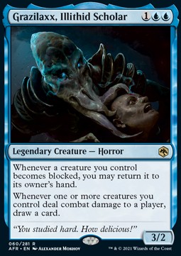 Grazilaxx, Illithid Scholar - Adventures in the Forgotten Realms (Rare) [AFR-60]