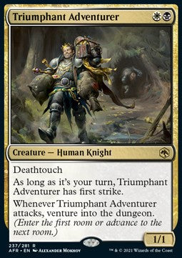 Triumphant Adventurer - Adventures in the Forgotten Realms (Rare) [AFR-237]