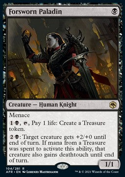 Forsworn Paladin - Adventures in the Forgotten Realms (Rare) [AFR-104]