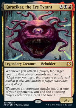 Karazikar, the Eye Tyrant - Commander: Adventures in the Forgotten Realms (Mythic) [AFC-49]