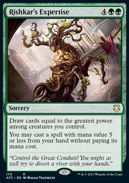 Rishkar's Expertise - Commander: Adventures in the Forgotten Realms (Rare) [AFC-170]