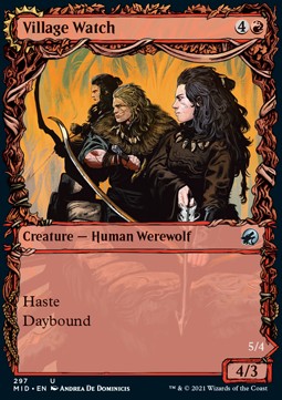 Village Watch // Village Reavers - Innistrad: Midnight Hunt: Extras (Uncommon) [XMID-297]