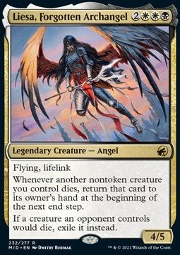 Liesa, Forgotten Archangel - Innistrad: Midnight Hunt (Rare) [MID-232]