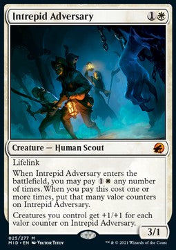 Intrepid Adversary - Innistrad: Midnight Hunt (Mythic) [MID-25]