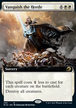 Vanquish the Horde - Innistrad: Midnight Hunt: Extras (Rare) [XMID-333]