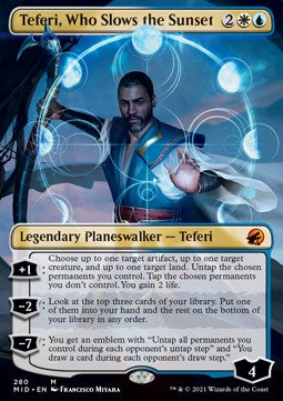 Teferi, Who Slows the Sunset - Innistrad: Midnight Hunt: Extras (Mythic) [XMID-280]