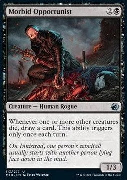 Morbid Opportunist - Innistrad: Midnight Hunt (Uncommon) [MID-113]