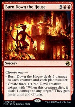 Burn Down the House - Innistrad: Midnight Hunt (Rare) [MID-131]
