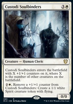 Custodi Soulbinders - Commander: Innistrad: Midnight Hunt (Rare) [MIC-83]