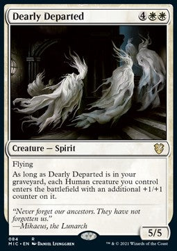 Dearly Departed - Commander: Innistrad: Midnight Hunt (Rare) [MIC-84]