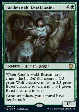 Somberwald Beastmaster (V.1) - Commander: Innistrad: Midnight Hunt (Rare) [MIC-30]
